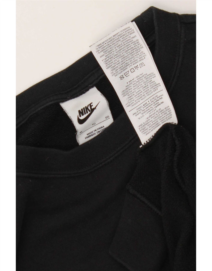 Nike Homme Sweatshirt Jumper XL Noir Coton