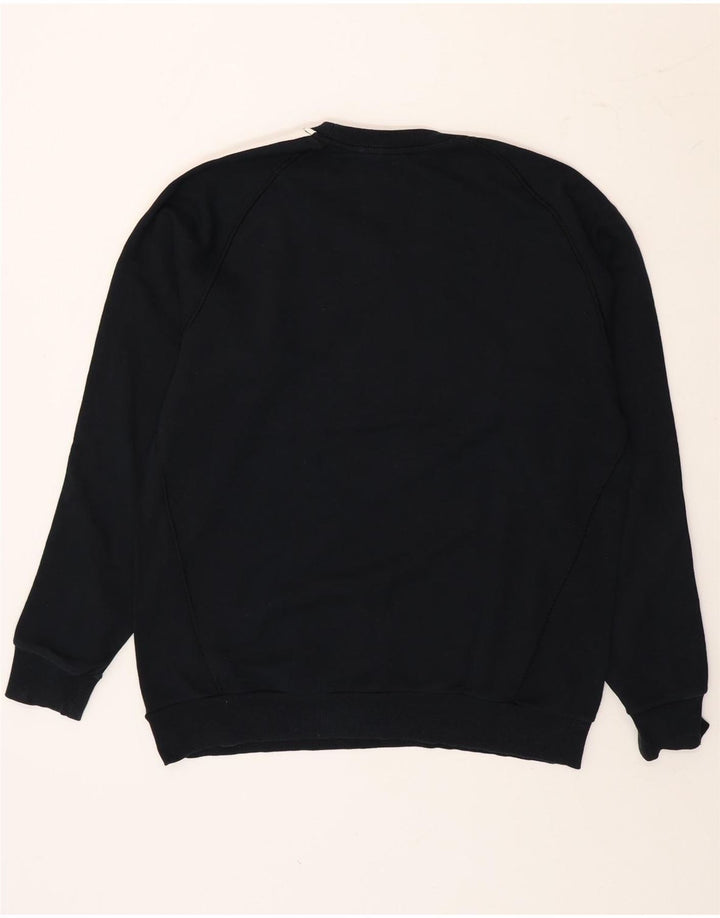 Adidas Homme Sweatshirt Jumper XL Bleu Marine Coton