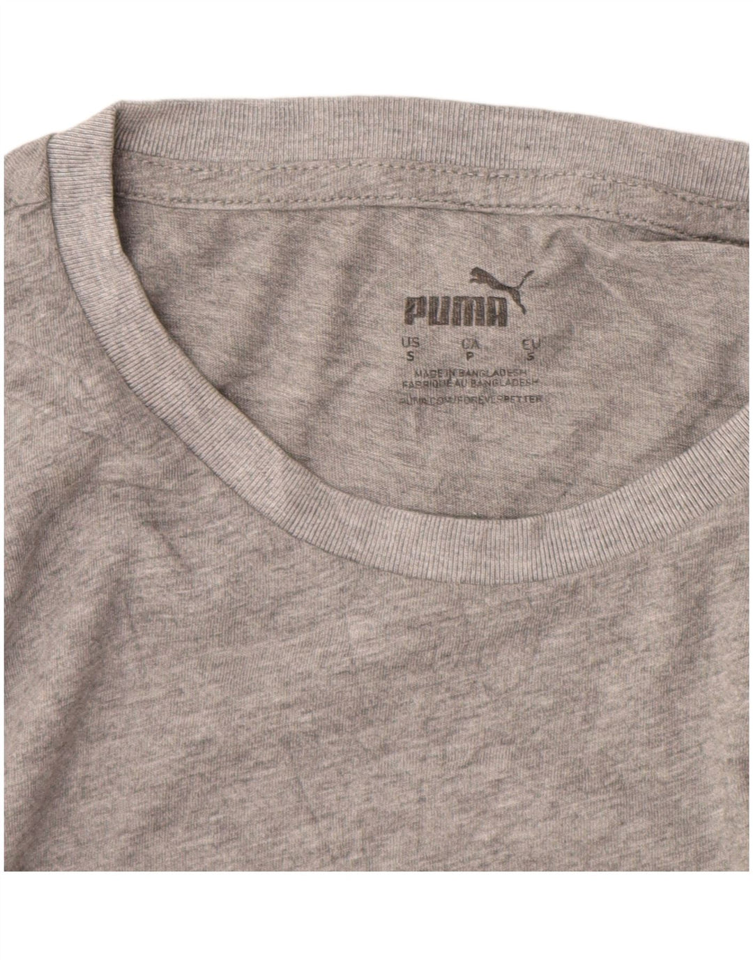 PUMA T-Shirt Graphique Homme Petit Gris