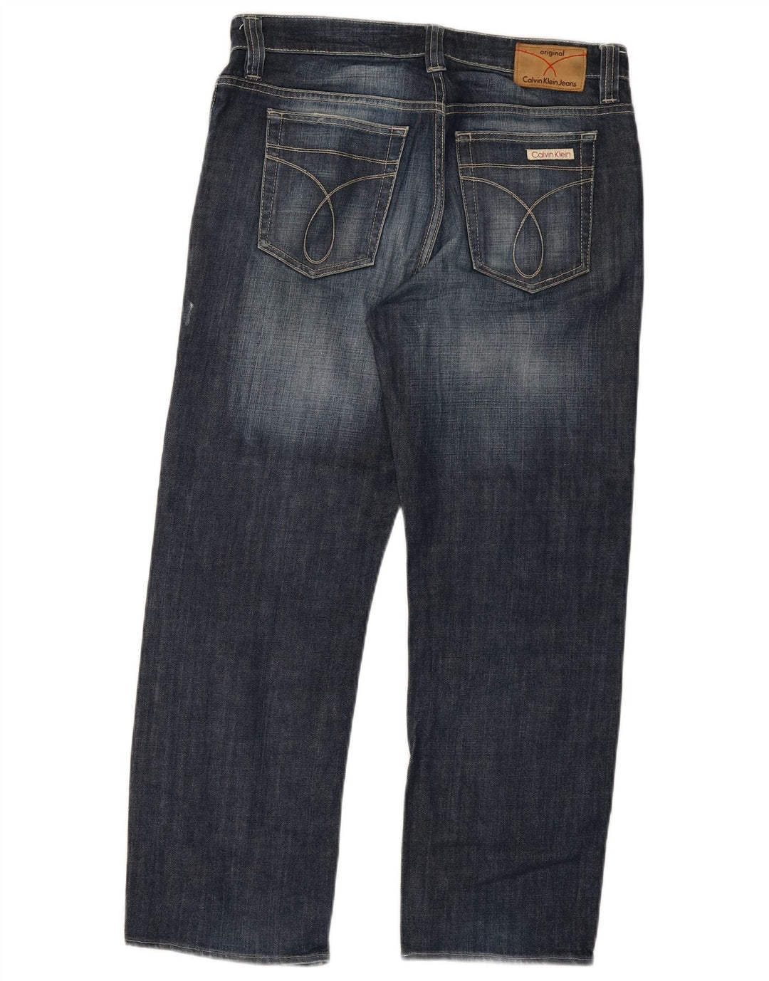 Calvin Klein Jean droit W34 L28 homme bleu