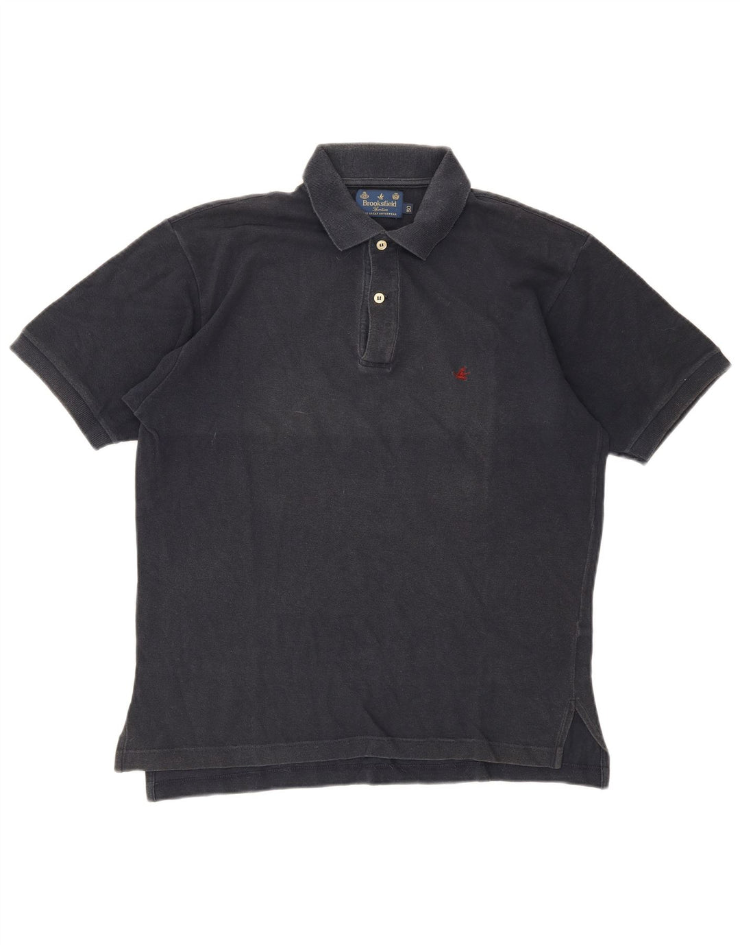 Brooksfield Polo Homme IT 50 Bleu Marine Moyen Coton