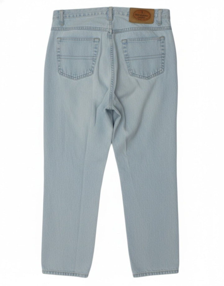 Trussardi Jean Court W34 L25 Bleu Coton Homme