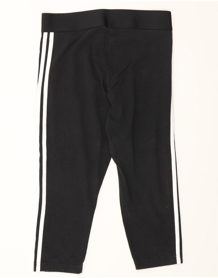 ADIDAS Leggings Capri pour femme UK 12/14 Noir moyen