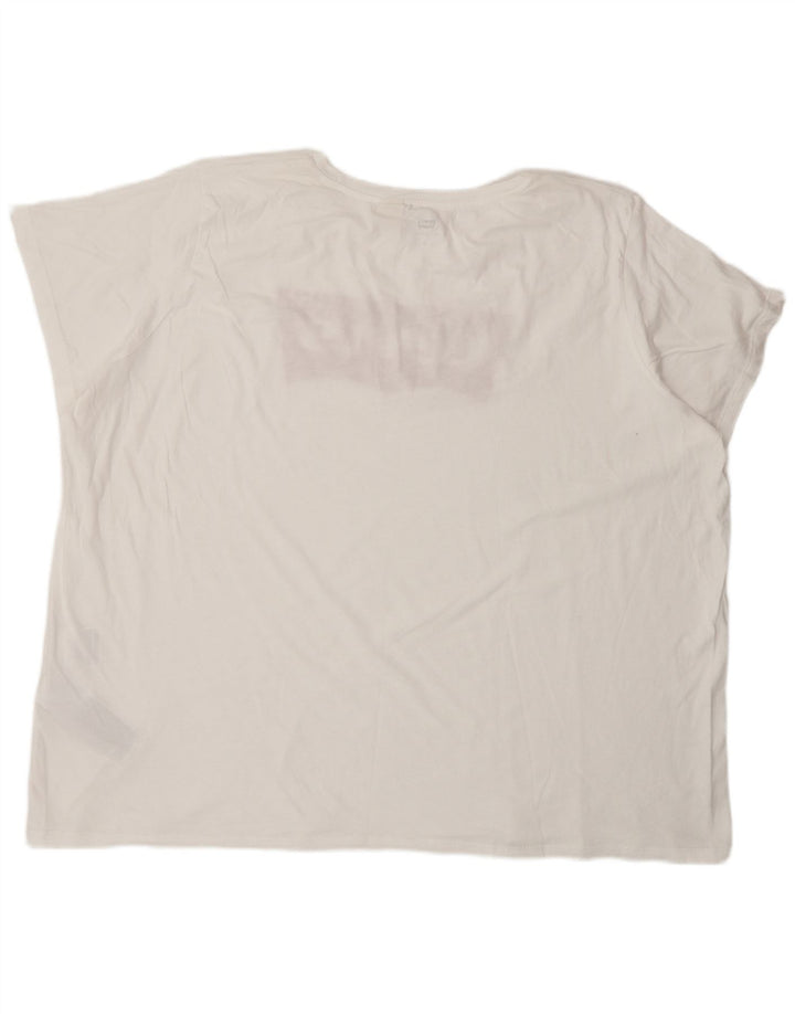 Levi's T-Shirt Graphique Top 3XL Homme Blanc Coton