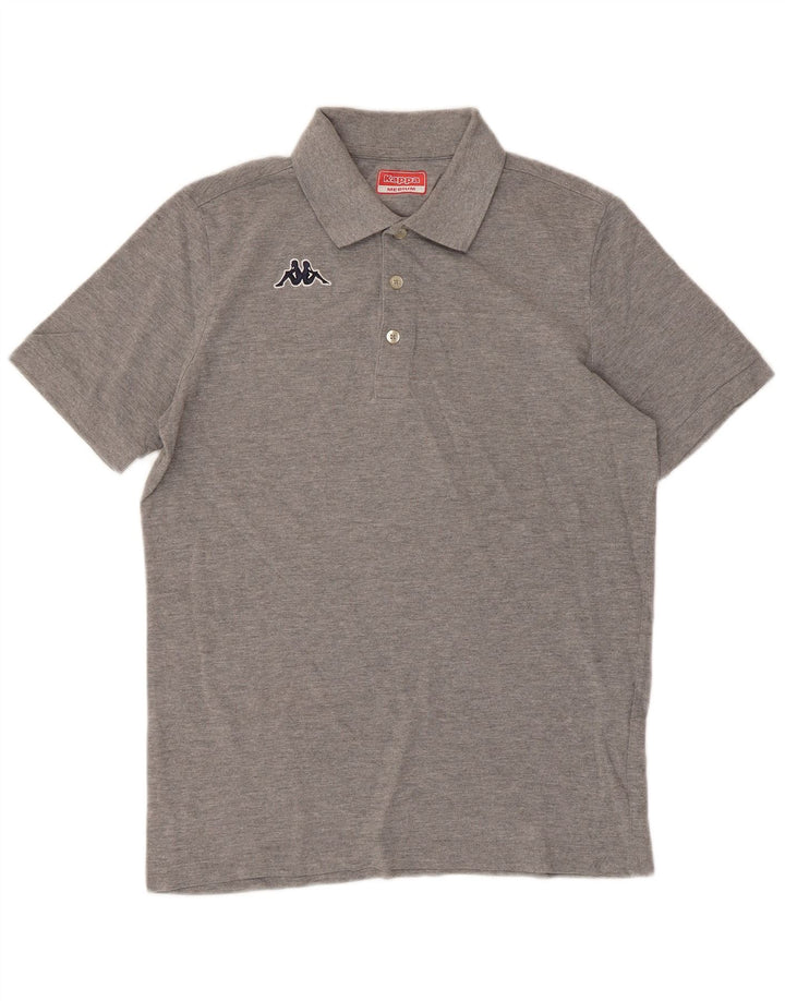 Kappa Polo Homme Gris Moyen Coton