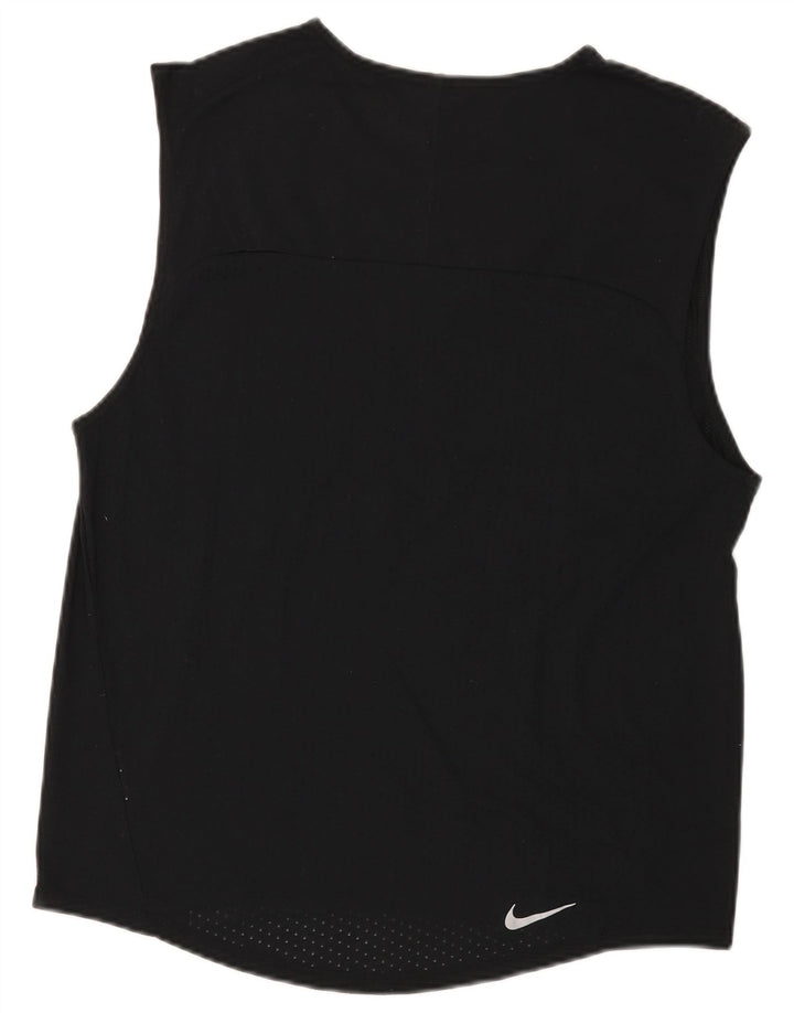 Nike Hommes Dri Fit Débardeur Noir Moyen Polyester