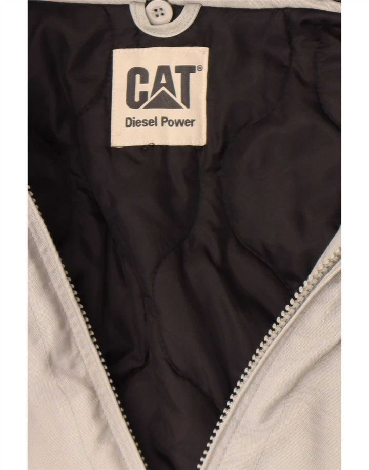 Caterpillar Veste coupe-vent pour homme UK 38 Gris moyen Colourblock