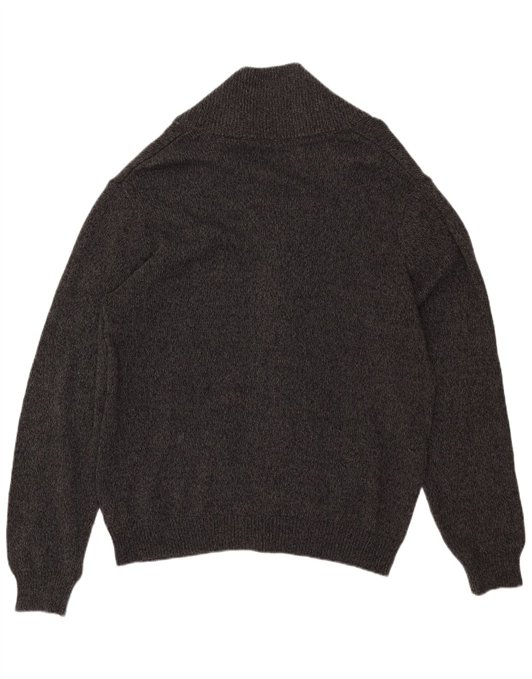 CHAPS Pull Cardigan Homme XL Gris Moucheté Coton