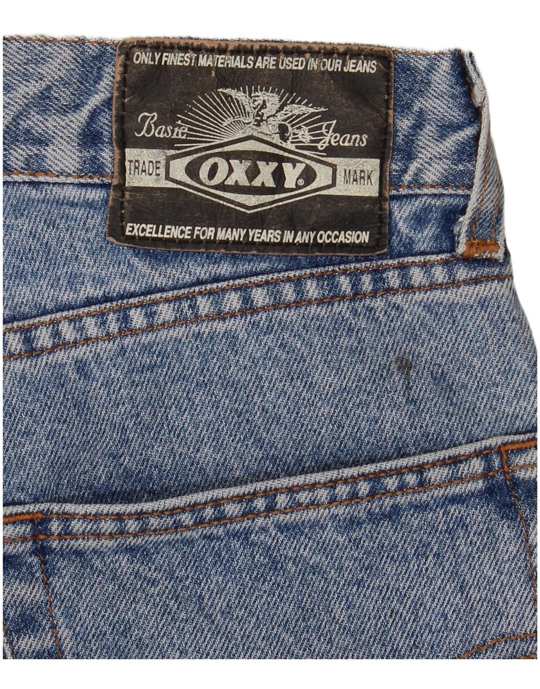 OXXY Jean droit femme W26 L33 bleu