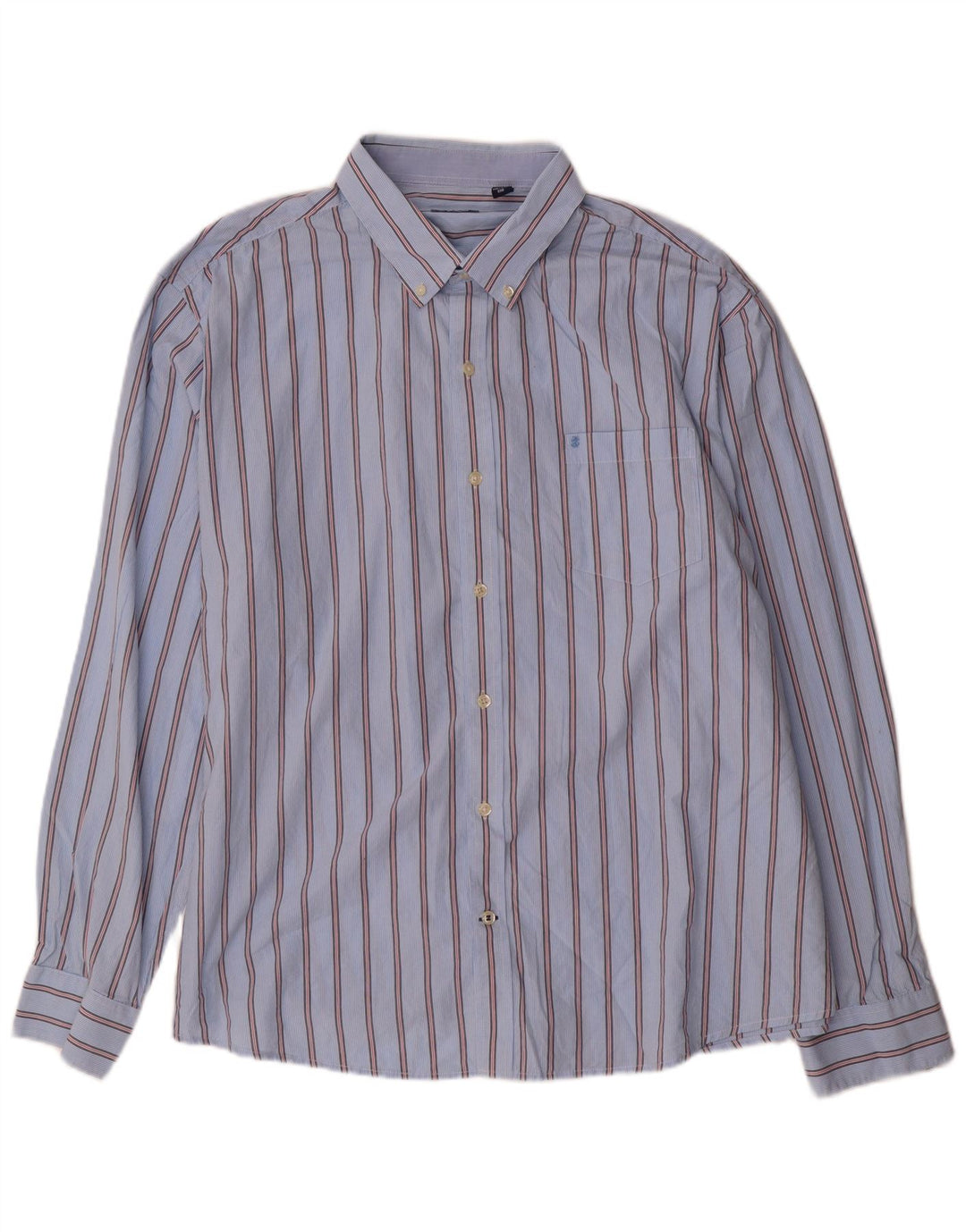 IZOD Chemise Homme 2XL Bleu Rayure Coton