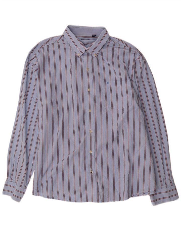 IZOD Chemise Homme 2XL Bleu Rayure Coton