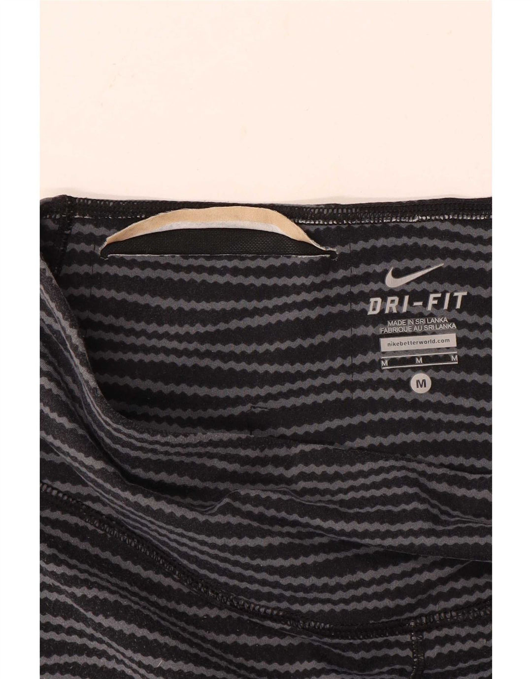 Nike Legging Dri Fit pour femme UK 44 - Rayé noir moyen