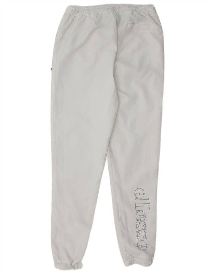ELLESSE Pantalon de Survêtement Homme Joggers Small Blanc Polyester
