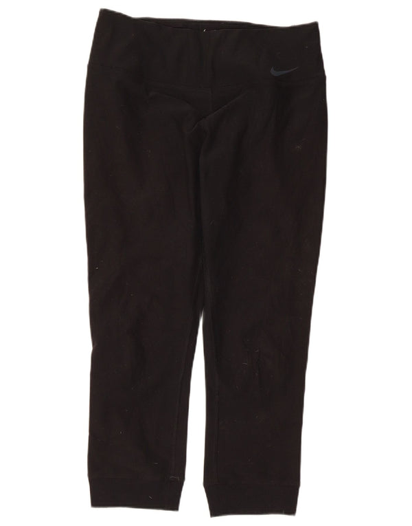 Pantalon de survêtement Nike Dri Fit Capri pour femme, taille 44, noir moyen