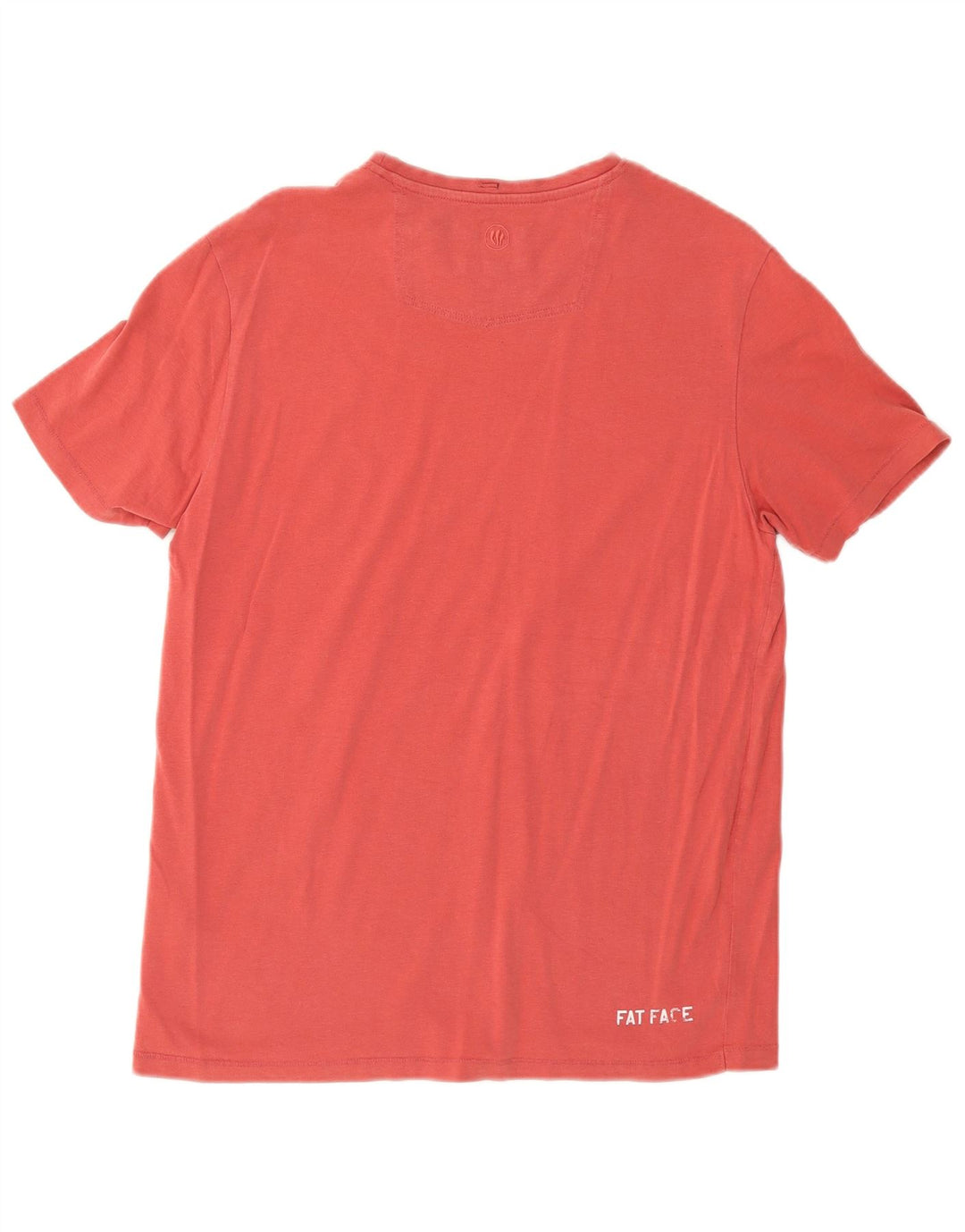 Fat Face T-Shirt Graphique Grande-Bretagne Homme Rouge Moyen Coton