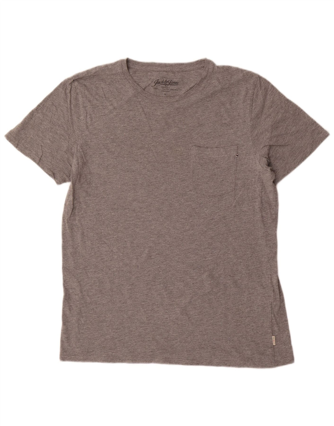 Jack & Jones T-Shirt Homme Top XL Gris Coton