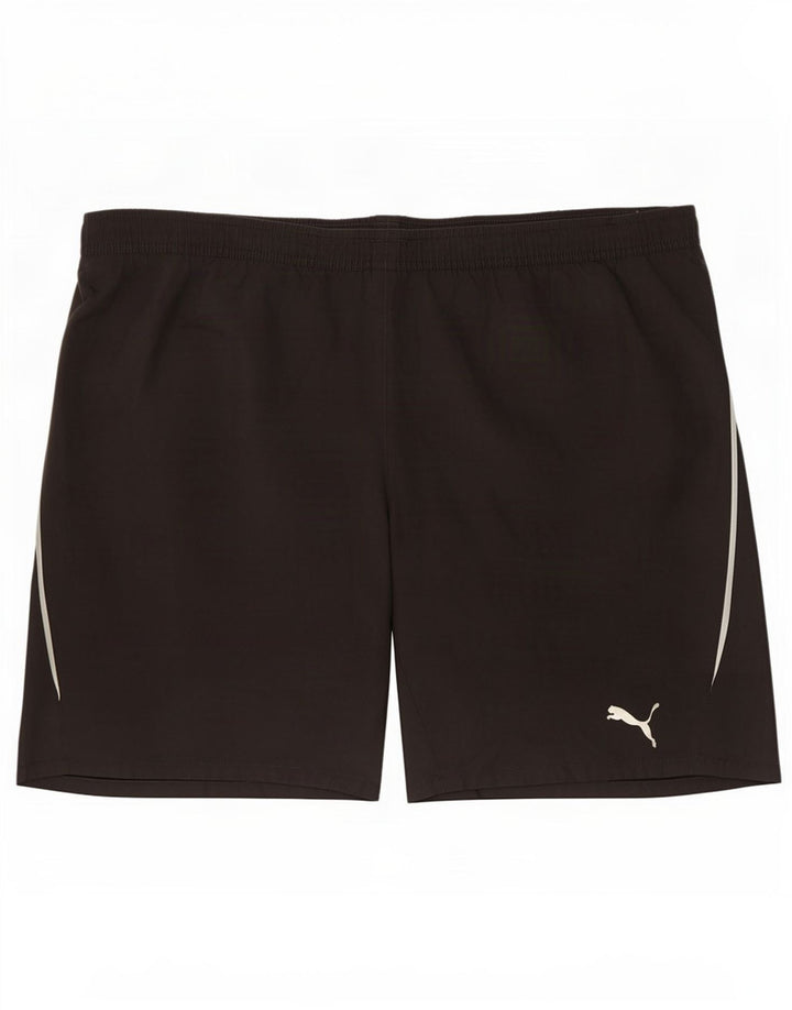 Puma Short de Sport Homme Noir Moyen