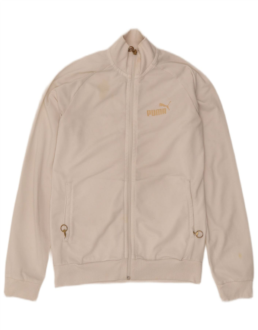 Puma Veste de Survêtement Fille 13-14 Ans Blanc
