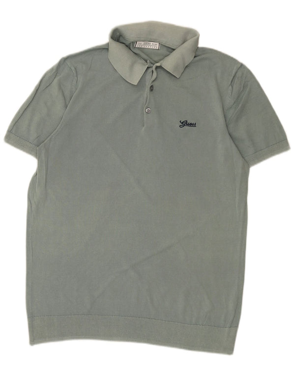 Guess Pull à manches courtes et col polo pour homme XL Vert