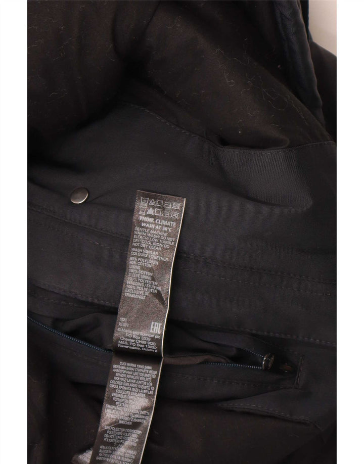 Marks & Spencer Veste utilitaire à capuche pour homme UK 40 Large Noir Polyester