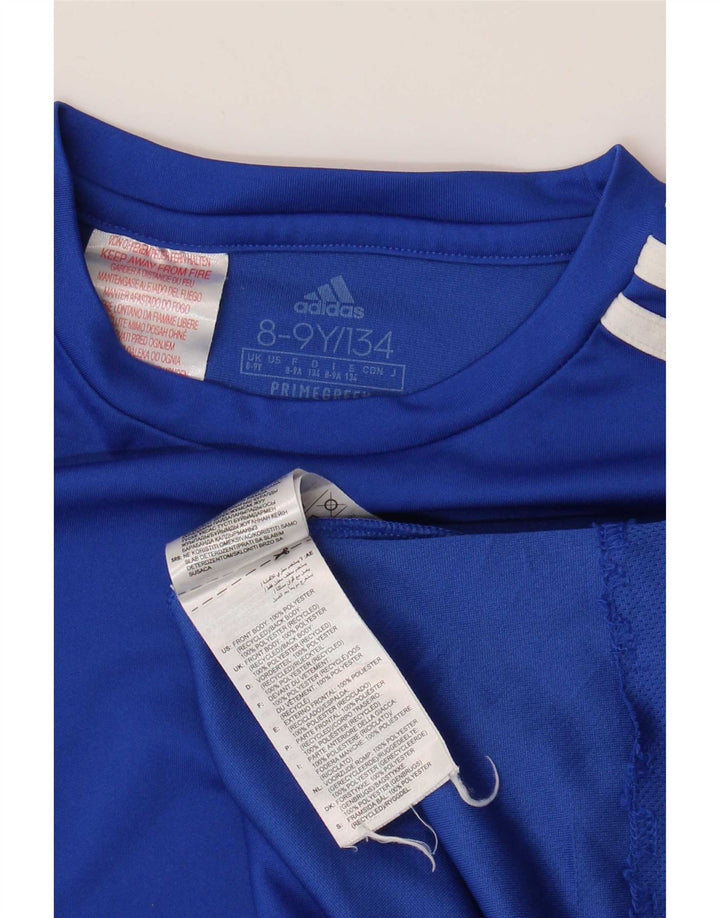 Adidas Garçon Aeroready T-Shirt Top 8-9 ans Bleu Polyester