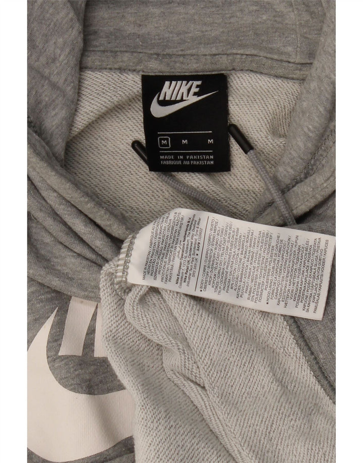 NIKE Pull à capuche graphique pour homme en coton moucheté gris moyen