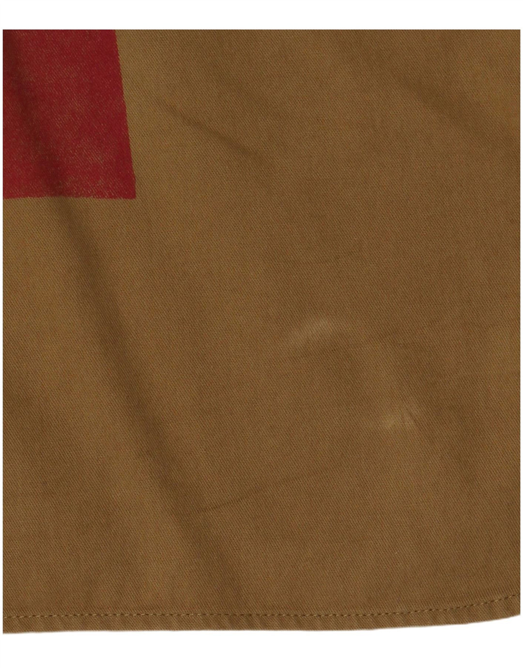 Chemise sans manches militaire vintage pour hommes XL coton kaki