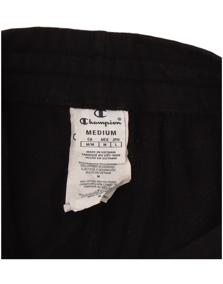 Champion Pantalon de survêtement pour femme UK 12 Medium Noir Coton