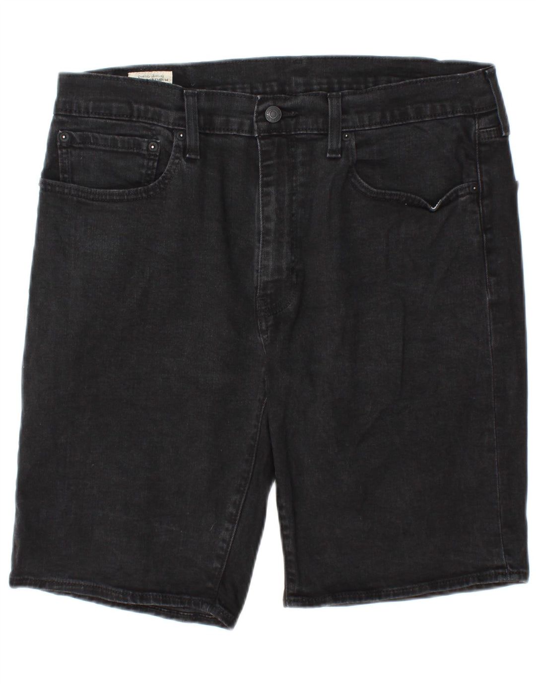 Levi's Short en Jean 502 Homme W36 Large Noir Coton
