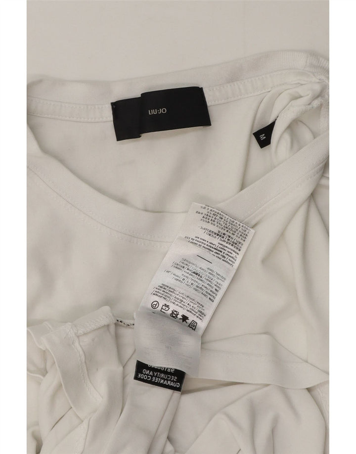 Liu Jo T-Shirt Top Coton Blanc Moyen Homme