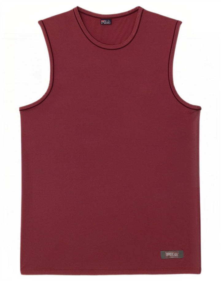 Fila Débardeur Femme UK 8 Small Bordeaux