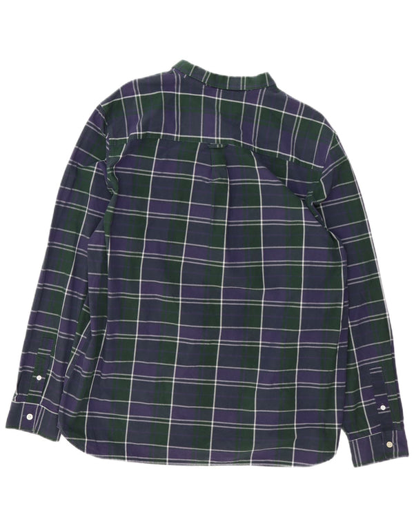Lyle & Scott Chemise Homme 2XL Bleu Marine à Carreaux Coton