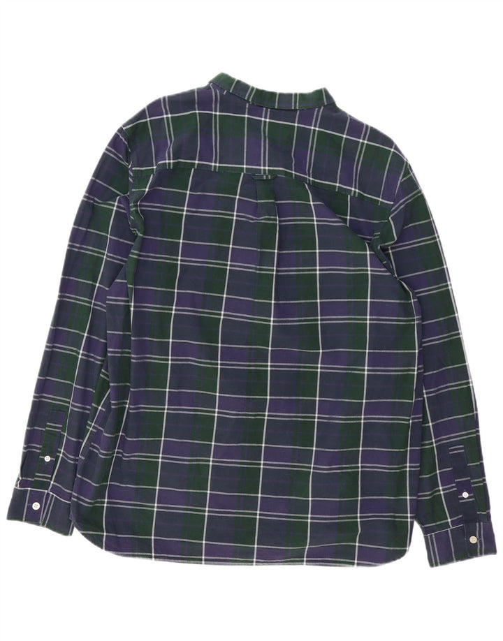 Lyle & Scott Chemise Homme 2XL Bleu Marine à Carreaux Coton