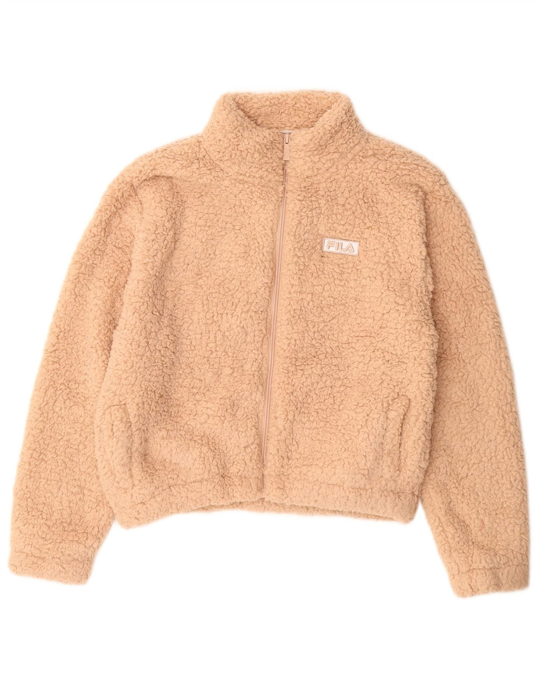 Fila Veste Polaire Femme UK 12 Beige Moyen Polyester