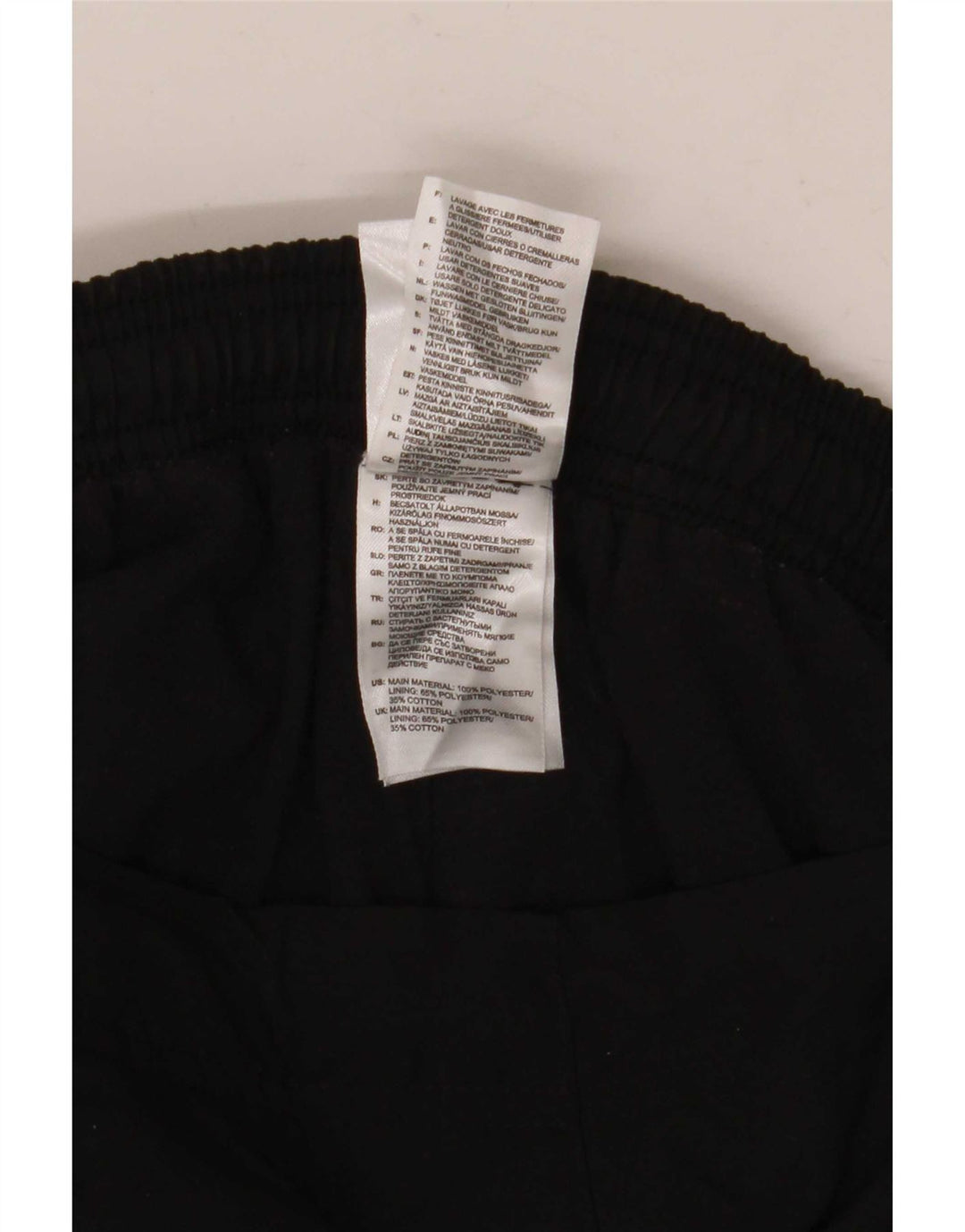 Adidas Pantalon de survêtement pour femme UK 16 Large Noir Polyester