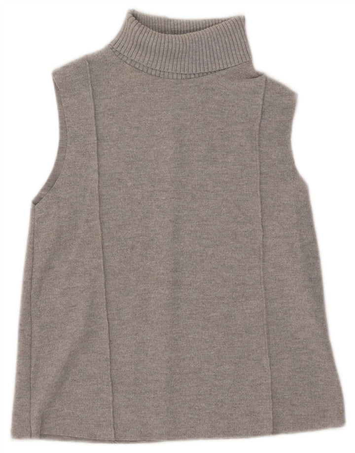 Zara Femme Débardeur UK 10 Petit Gris Polyester