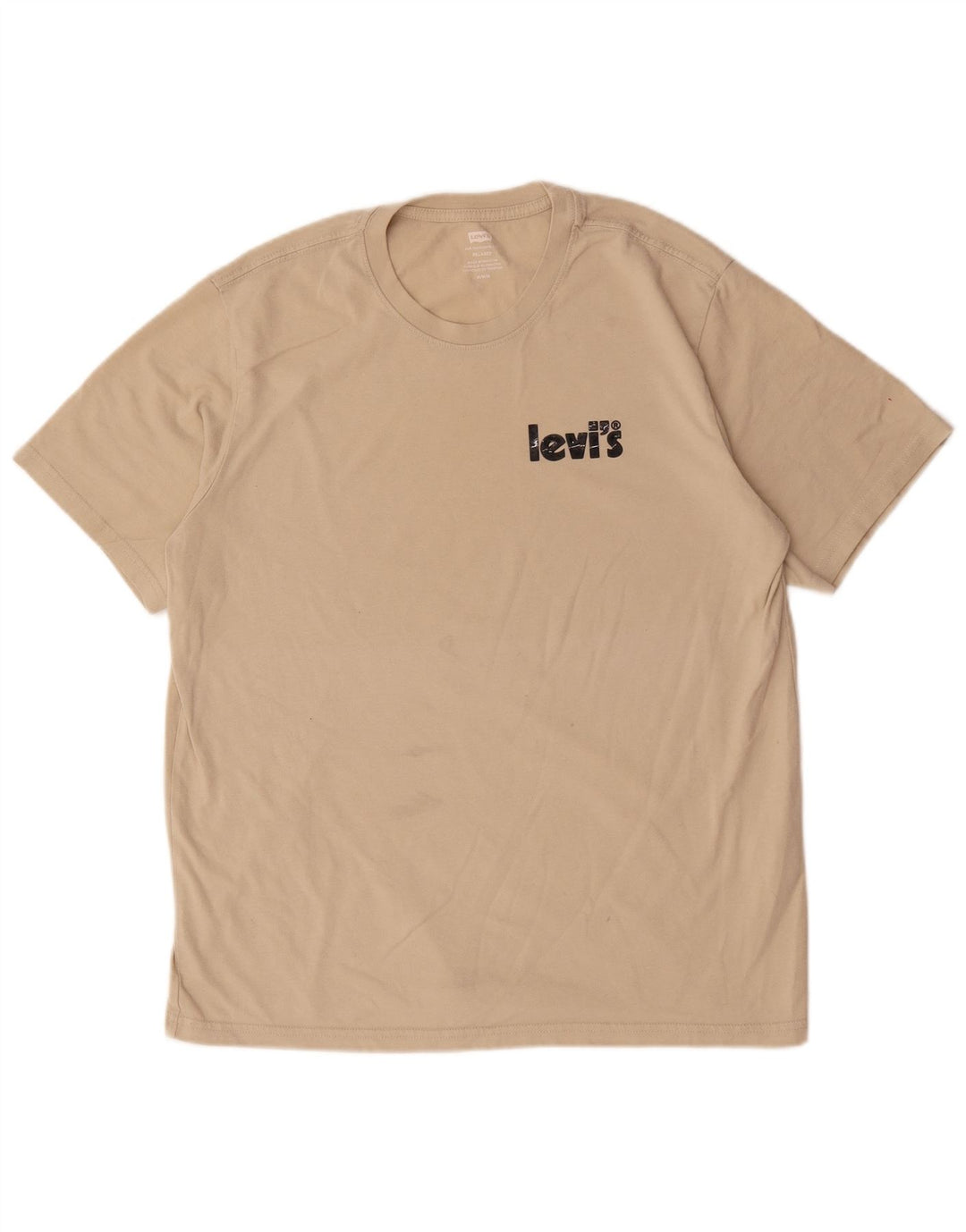 Levi's Tee-Shirt Relaxed Graphic Homme Beige Moyen Coton