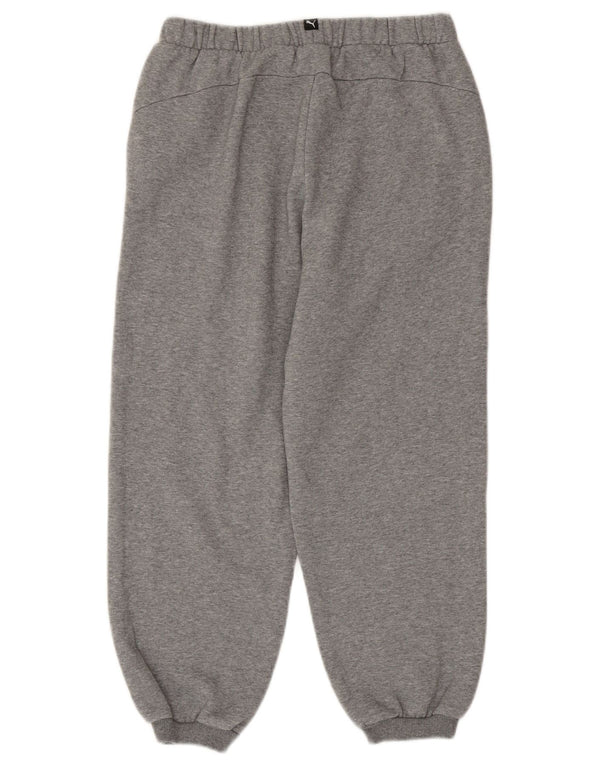 Puma Pantalon de Survêtement Graphique Garçon 15-16 ans Gris Moucheté