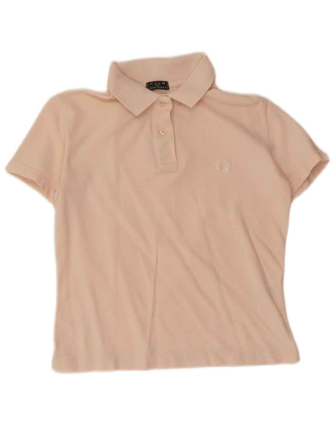Fred Perry Polo Femme UK 12 Coton Rose Moyen
