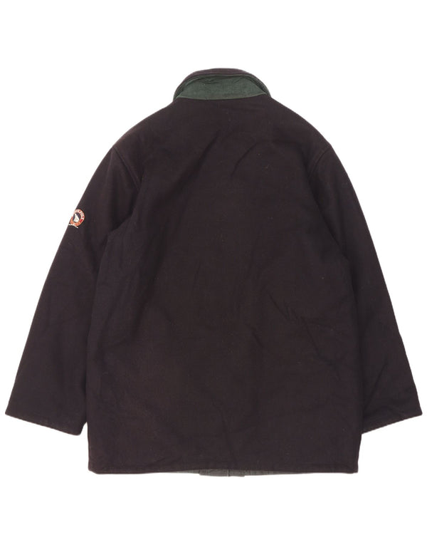 North Pole Manteau coupe-vent réversible pour homme UK 40 Grande laine bleu marine