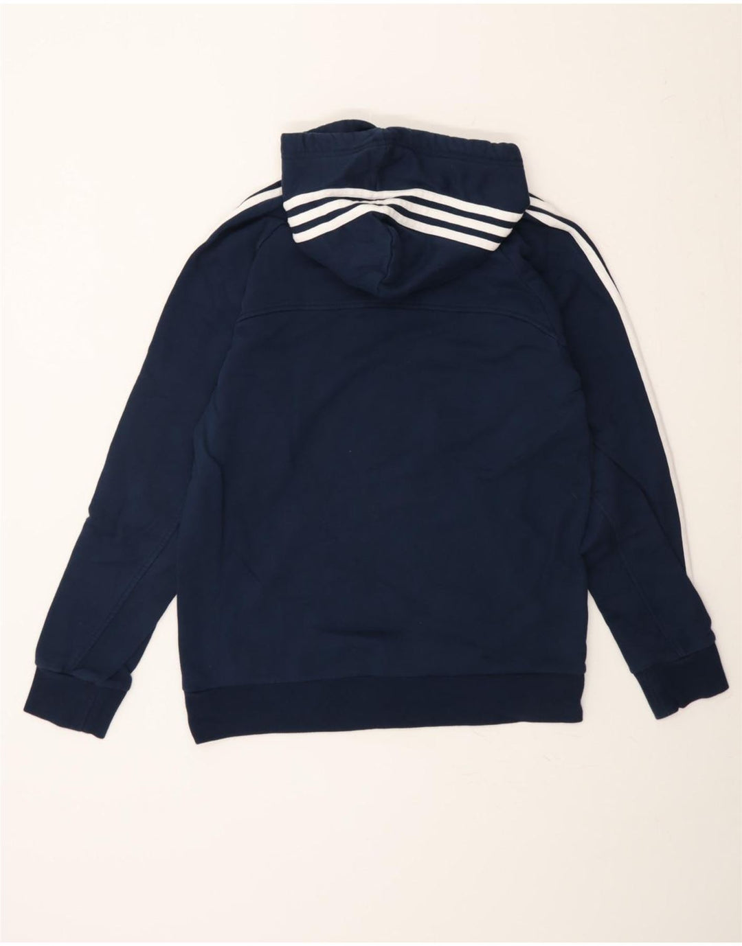 ADIDAS Pull à capuche pour homme en coton bleu marine moyen