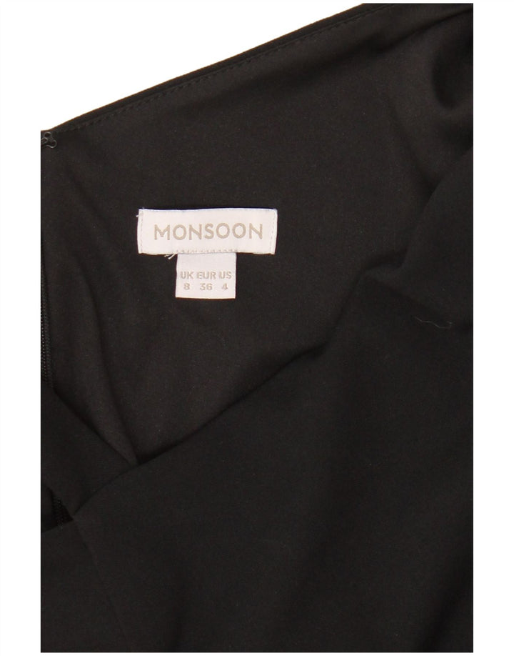 Monsoon Combinaison asymétrique pour femme UK 8 Small Noir Polyester