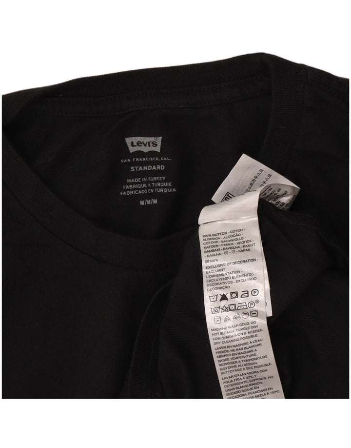 Levi's Top Standard Manches Longues Homme Noir Moyen Coton
