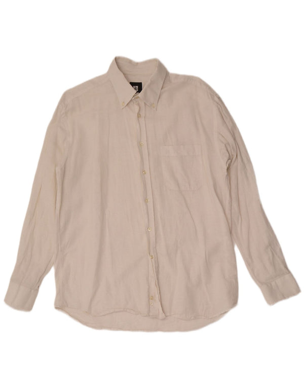 ROCCOBAROCCO Chemise Homme Taille 44 17 1/2 XL Blanc