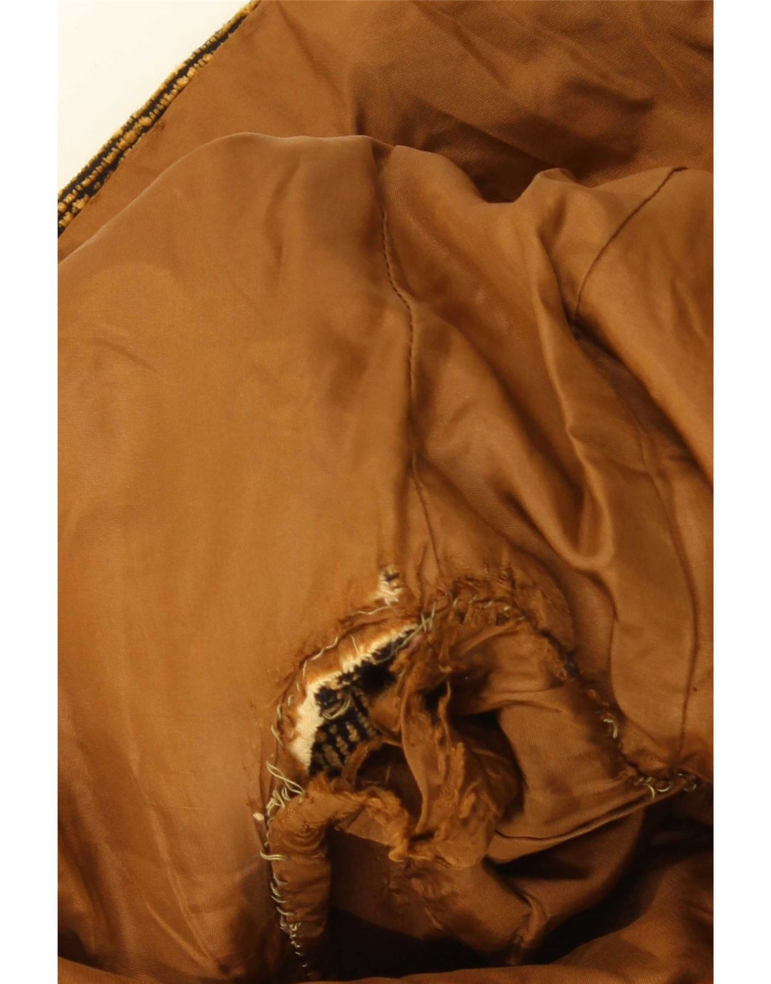 veste militaire vintage pour homme UK 38 Moyen Beige Géométrique