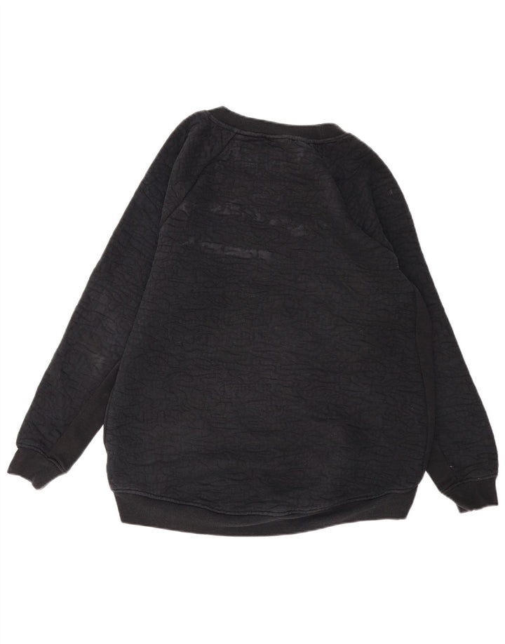 Nike Sweat-shirt pour femme en coton noir Taille L