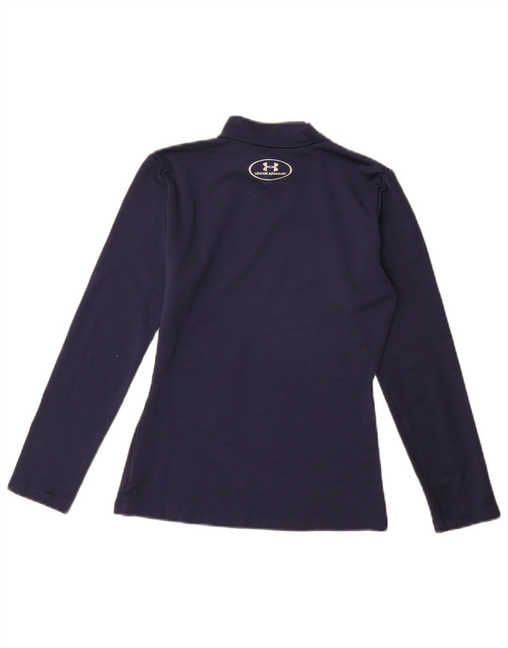 UNDER ARMOUR Haut à manches longues Cold Gear pour garçon 9-10 ans Bleu marine moyen