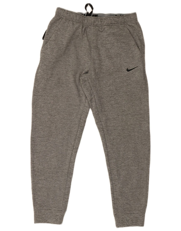 Pantalon de survêtement Nike Therma-Fit pour homme, gris moyen moucheté