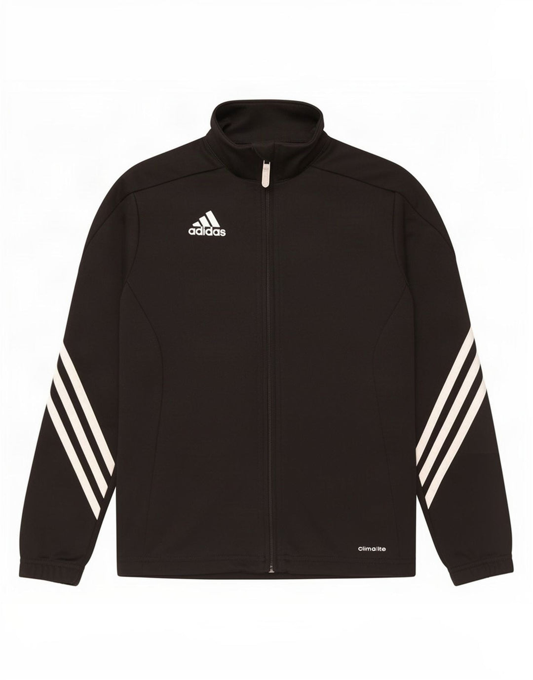 Veste de survêtement Adidas Climalite Garçon 9-10 ans Noir Polyester