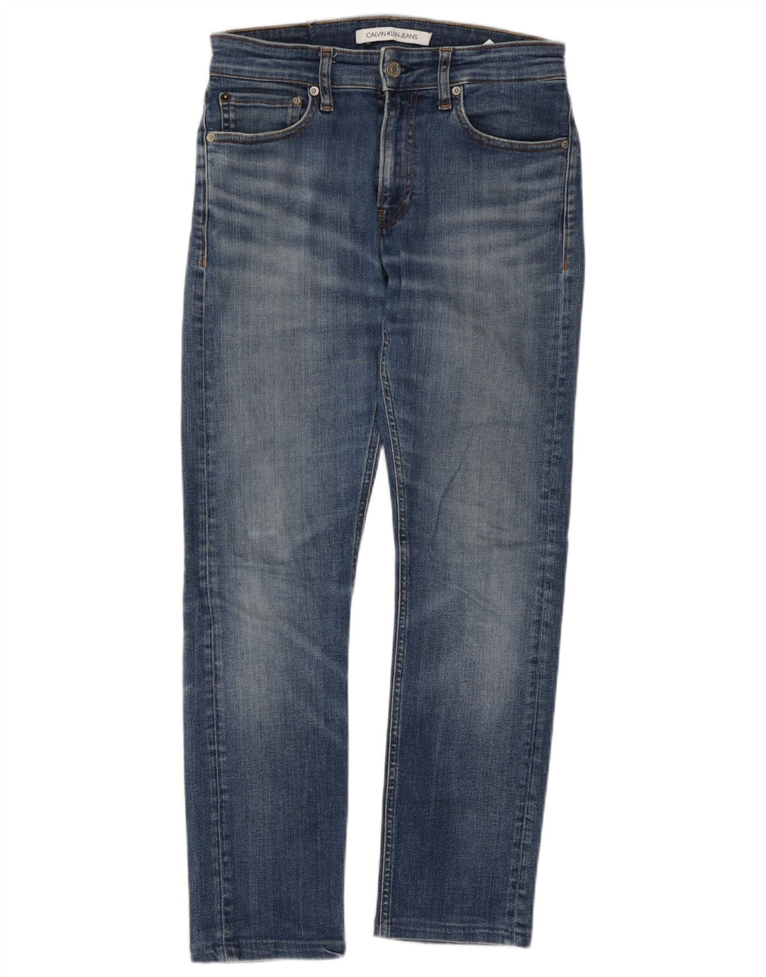 Calvin Klein Jean Slim W28 L27 Homme Bleu Coton